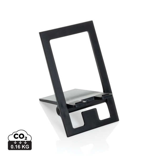 SnapStand folding phone stand from RCS recycled. plastic