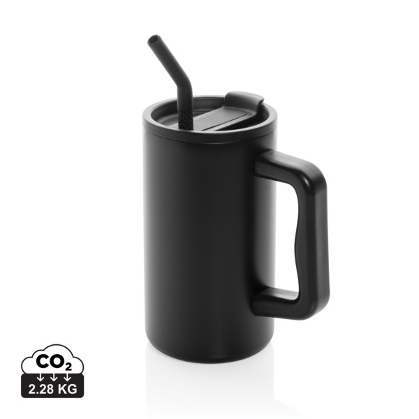 Cube 800ml mug made of recycled material. steel with RCS certification