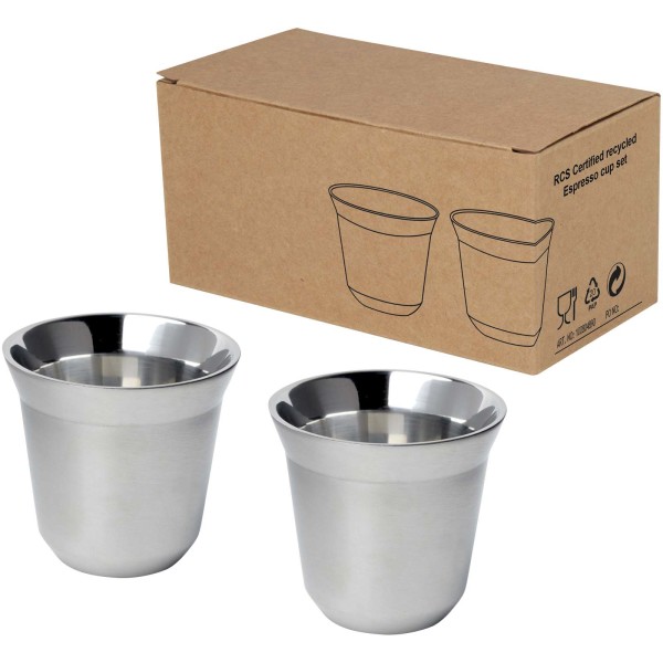 Duo set of 80ml espresso cups