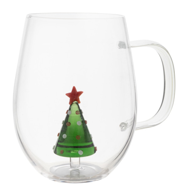 Glass Christmas mug Sjonsta