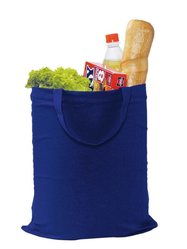 Cotton bag "Pure" with short handles