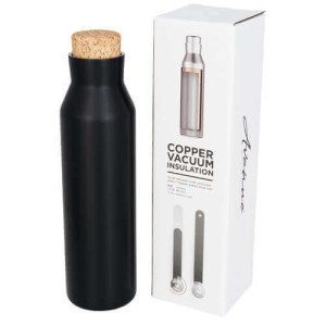 Norse copper vacuum isolated bottle with cork