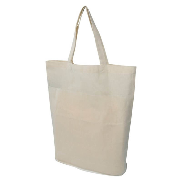 Foldable shopping bag in cotton