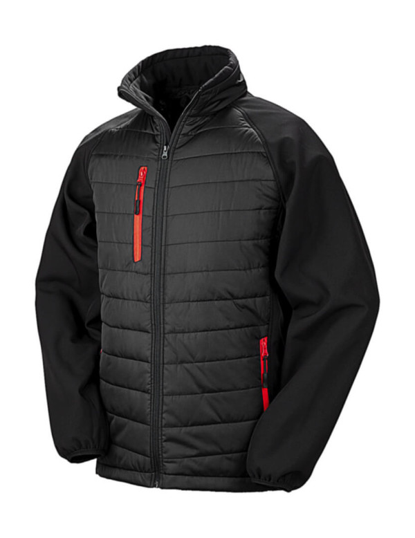 Black Compass Padded Softshell Jacket