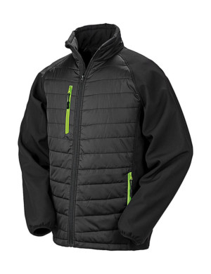 Black Compass Padded Softshell Jacket - Reklamnepredmety