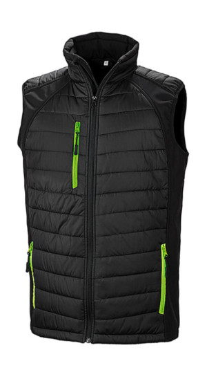 Black Compass Padded Softshell Gilet - Reklamnepredmety