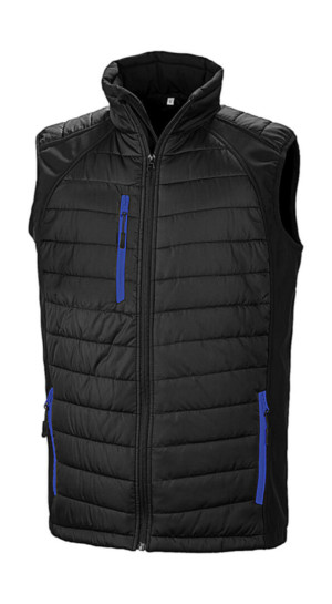 Black Compass Padded Softshell Gilet - Reklamnepredmety