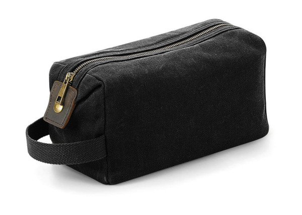 Heritage Waxed Canvas Wash Bag