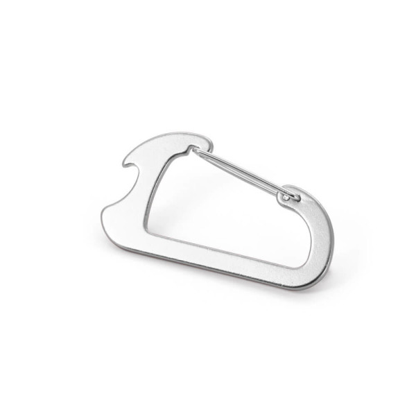 Carabiner with bottle opener CLOSE