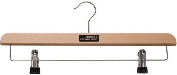 Clothes Hanger with Clip Bridge