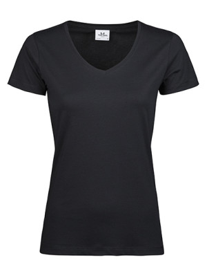 Womens Luxury V-Neck Tee - Reklamnepredmety